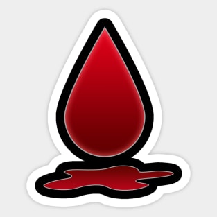 Halloween Blood Drop Sticker